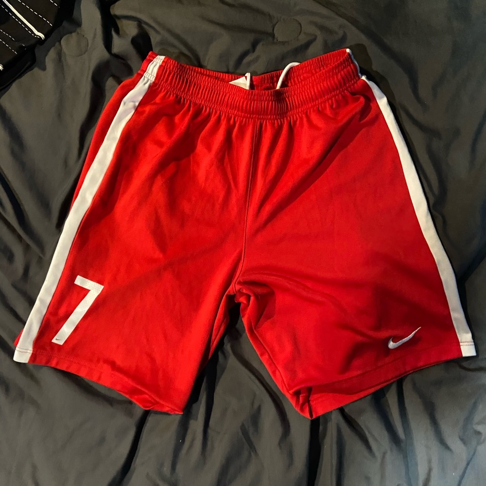 Nike Dri-Fit Shorts Red Size Medium